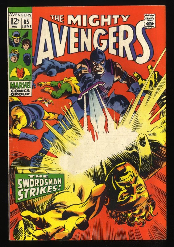 Avengers #65 FN- 5.5 Marvel Comics Thor Captain America