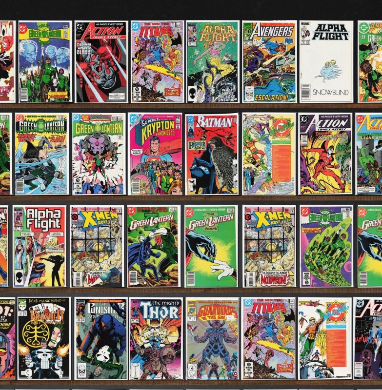 Huge Lot 140+ Comics with Action Comics Weekly, Green Lantern & More!