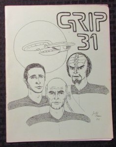 1988 GRIP Star Trek Fanzine #31 FN 6.0 Other Worlds Books / Next Generation