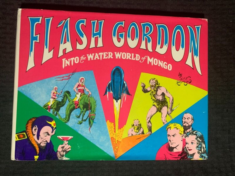 1971 FLASH GORDON Into the Water World of Mongo HC/DJ FVF/FN Nostalgia Press