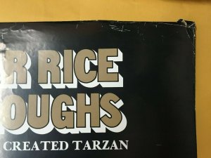 EDGAR RICE BURROUGHS THE MAN WHO CREATED TARZAN BOOK PROMO POSTER 26 x 19