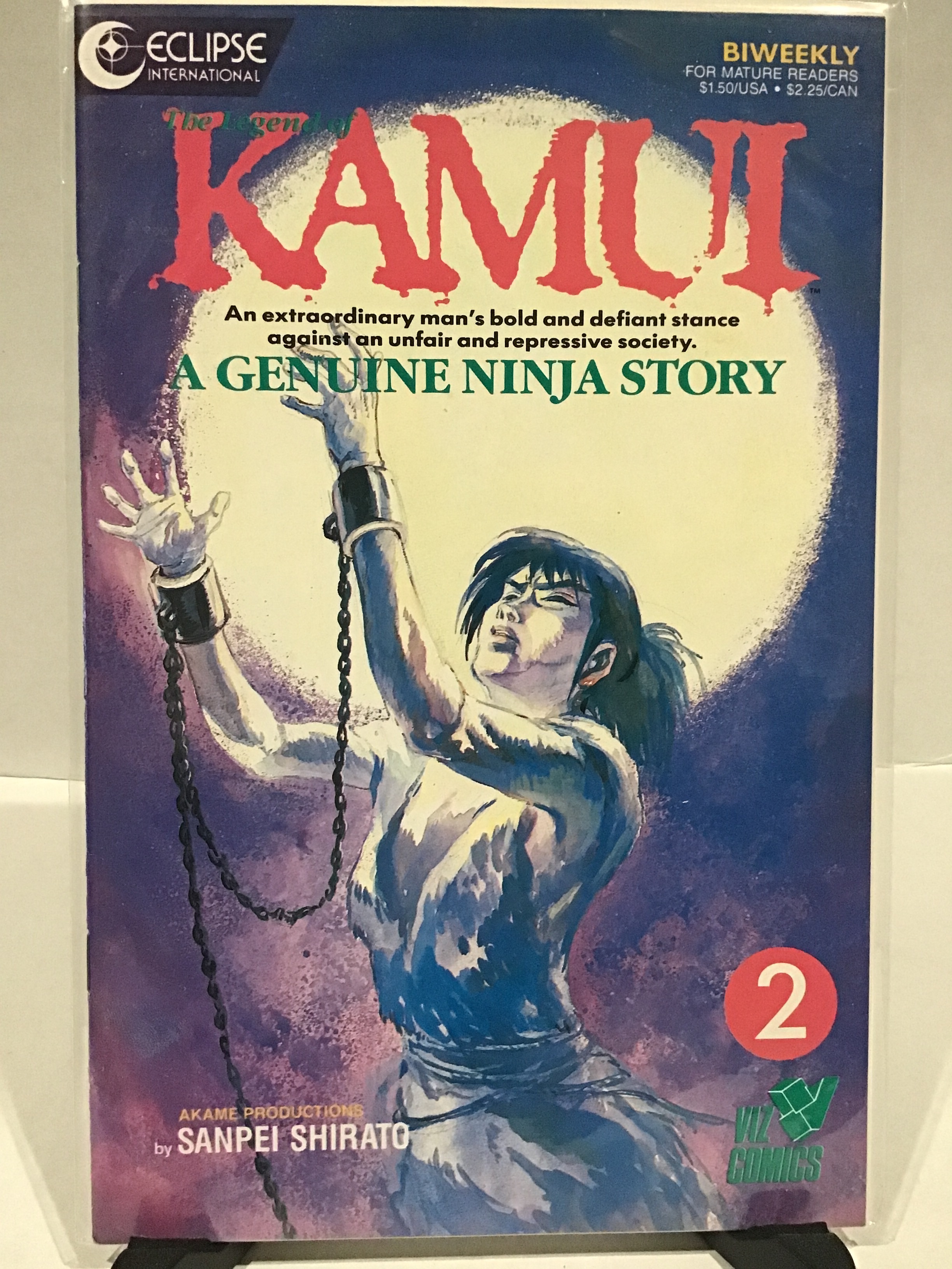 The Legend of Kamui #2 (1987) | Comic Books - Copper Age, Eclipse, Superhero