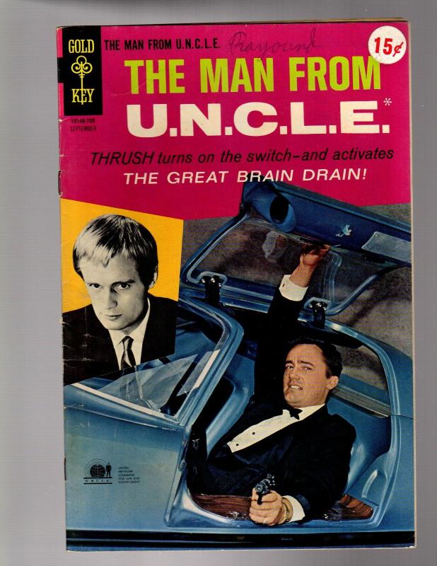 MAN FROM UNCLE  GOLD KEY) 14 VERY GOOD  September 1967