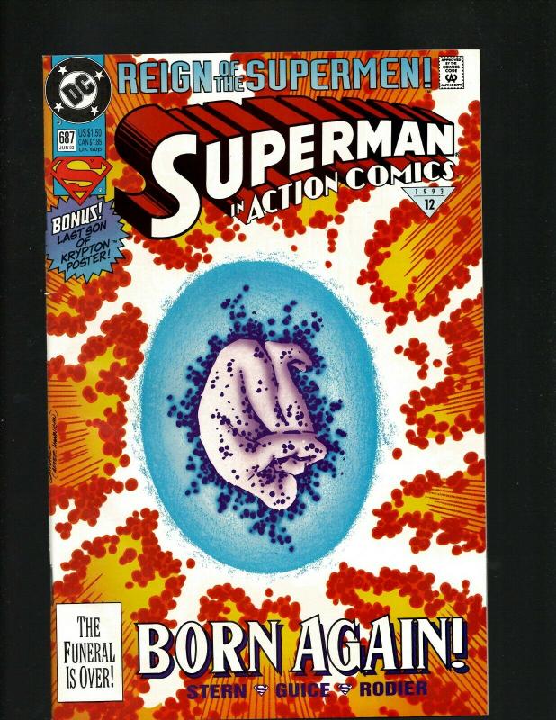 12 Superman DC Comics #675 685 686 687 687 688 689 690 691 692 693 694 J395 