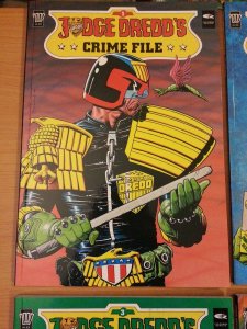 Judge Dredd's Crime File #1-4 Set Trade Paperback *RARE* ~ NEAR MINT NM ~ 1989
