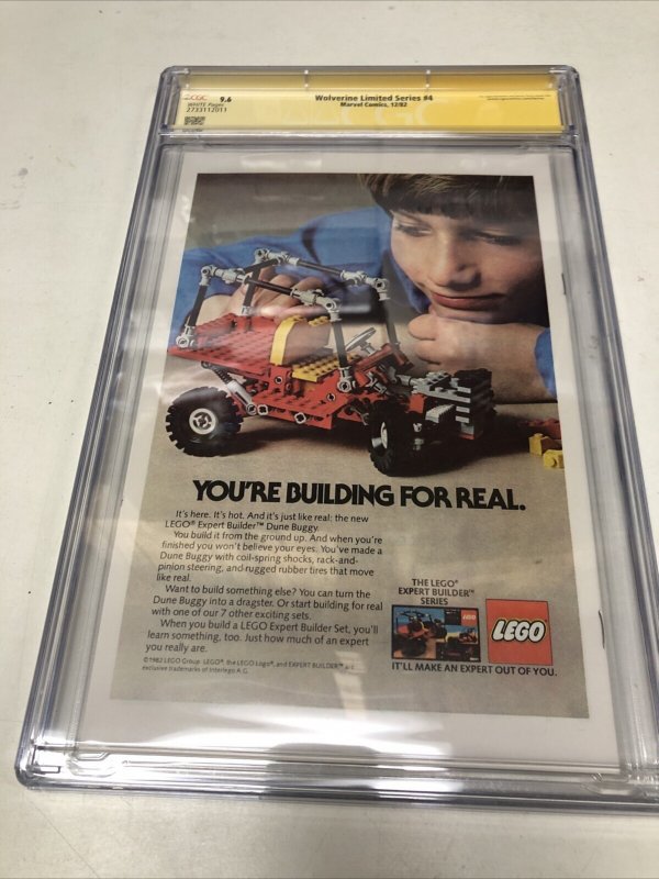 Wolverine Limited Series (1982) # 4 (CGC 9.6 SS) Signed Chris Claremont • Marvel