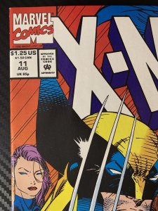 X-Men #11 NM Classic Wolverine Cover by Jim Lee Marvel Comics 1992