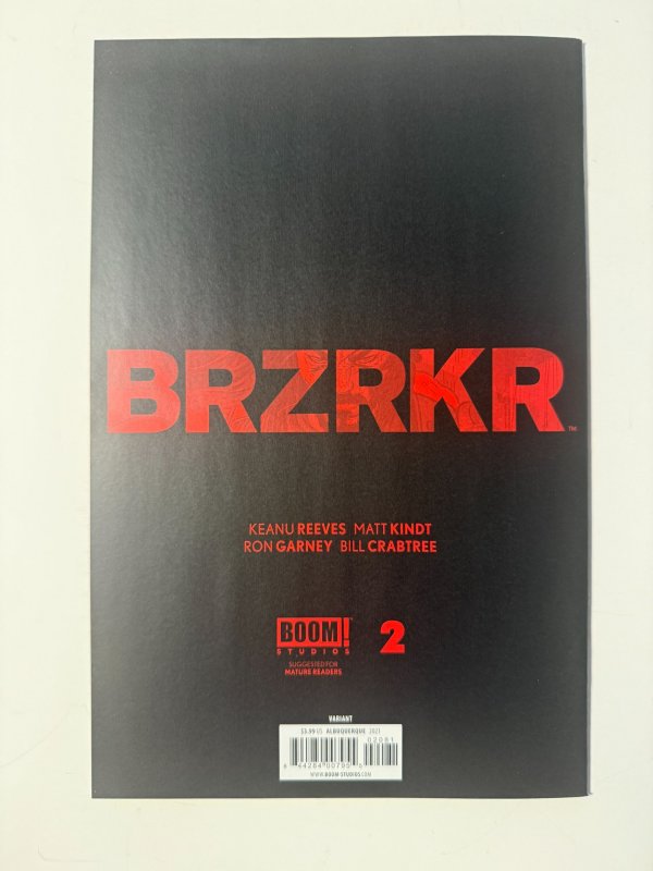 BRZRKR #2 Cover H (2021)