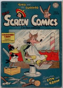 DC Real Screen Comics #14 (1947) VG- 3.5  Harry Brecheen (Cardinals) ad