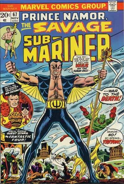 Sub-Mariner (1968 series) #67, VF (Stock photo)