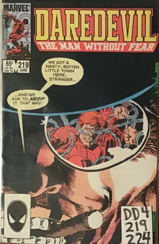 DAREDEVIL (MARVEL)#219-224 NM 9.4 CONDITION 