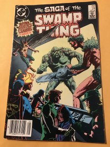 The Saga of Swamp Thing #15 : DC 5/84 Fn; JLA Alan Moore story, Bissette art