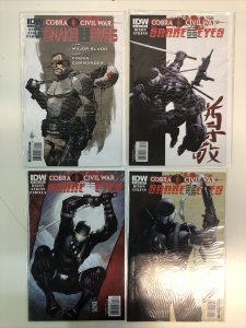 Cobra Civil War: Snake Eyes (2011) Starter Set # 1-4 (NM) IDW