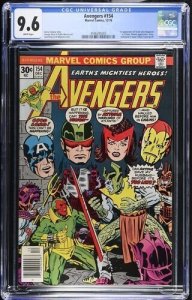Avengers #154 1976 Marvel Comics CGC 9.6 1st app Tyrak White Pages 003