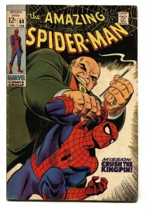 Amazing Spider-Man #69 1969- Romita cover Kingpin VG