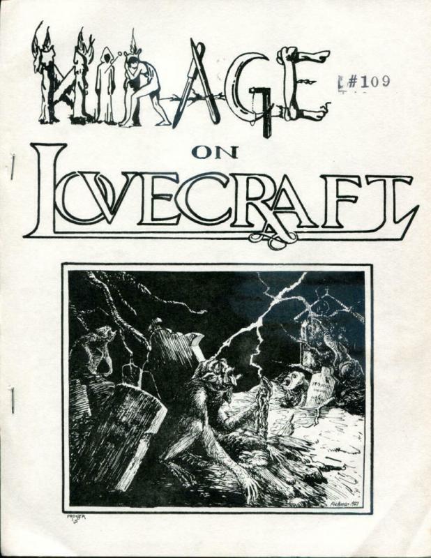 MIRAGE ON LOVECRAFT, H P, #109/200, VF, 1965, rare, Softcover, LTD, Chalker