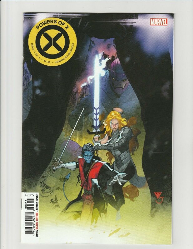 Powers of X #3 (2019 Marvel) 1st Print Secret Variant Nightcrawler Magik NM