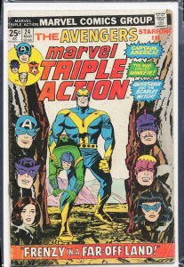 Marvel Triple Action #24 (1975) The Avengers