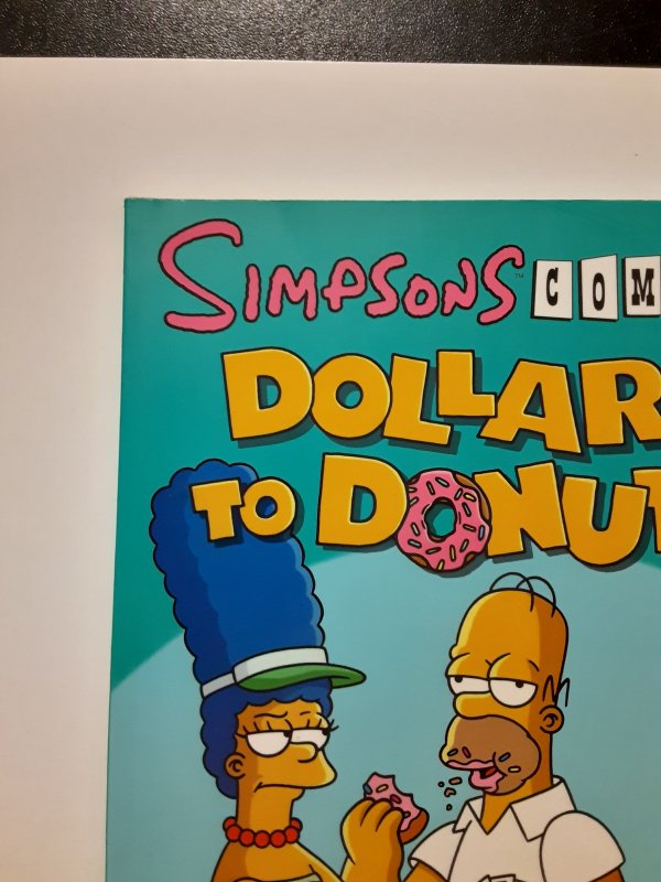 Simpsons Comics Dollars to Donuts (2008) BY MATT GROENING