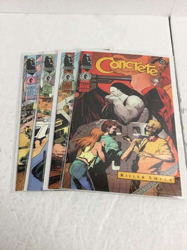 Concrete Killer Smile 1-4 Lot Set Run Nm Near Mint Dark Horse Comics IK