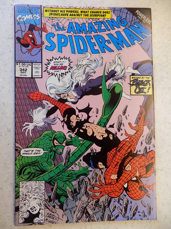 AMAZING SPIDER-MAN # 342 MARVEL ACTION ADVENTURE