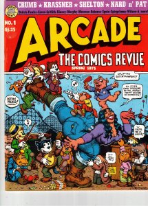 Arcade #1 (1975) High-Grade VF 1st Print R.Crumb Masterpiece! S.Clay Wilson Art!