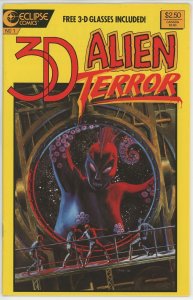 3-D Alien Terror #1 (1986) - 8.0 VF *The Wishing World* Glasses Included