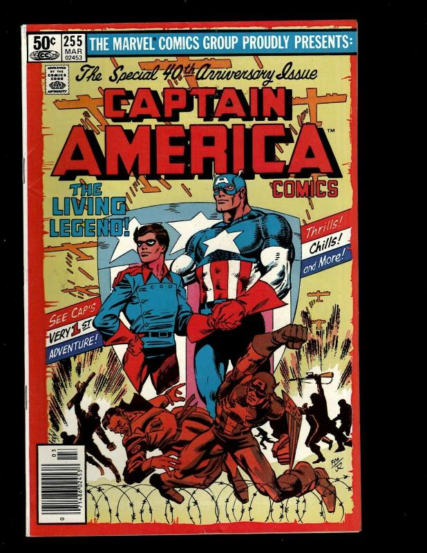 12 Captain America Comics Annual 8, 254 255 264 307 308 309 310 311 321 327+ JF4