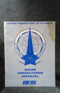Star Trek: the Role Playing Game Game Operations Manual 1983  Comic Book