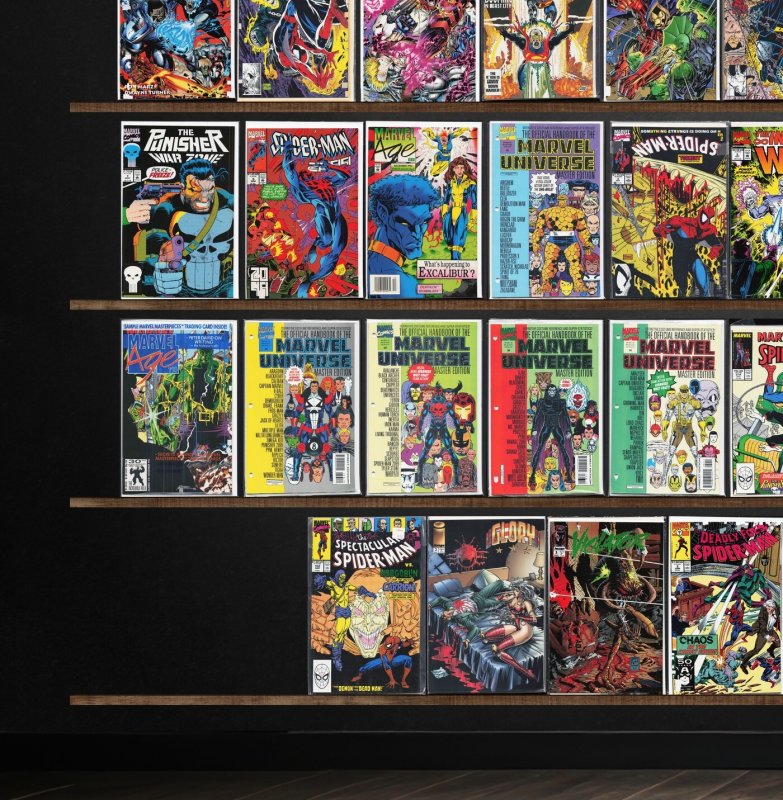 Huge Lot 140+ Comics with Spider-Man, Newmen, Wetworks, Marvel Age & More!