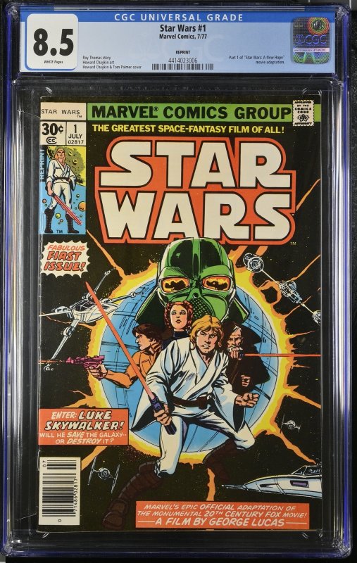 Star Wars #1 Second Print 30-Cent Cover (1977)