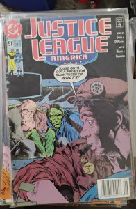 JUSTICE LEAGUE AMERICA  # 51 1991 DC COMICS  GIFFEN +DEMATTEIS
