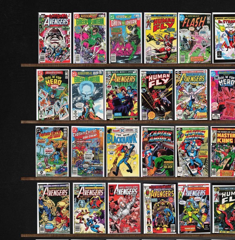 Huge Lot 140+ Comics with Captain America, The Avengers, Green Lantern & More!