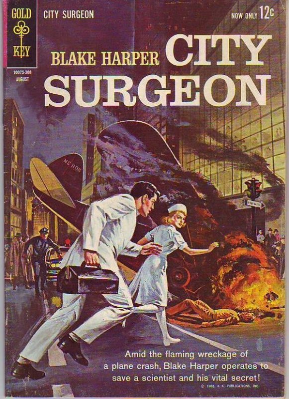 Blake Harper City Surgeon #1 (Aug-63) FN/VF Mid-High-Grade Ben Harper