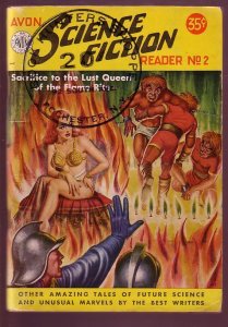 PULP:  AVON SCIENCE FICTION READER #2-AVON-SEWELL WRIGHT OLSEN VG