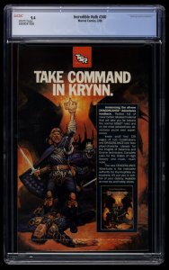 Incredible Hulk #340 CGC NM 9.4 White Pages McFarlane Vs Wolverine!