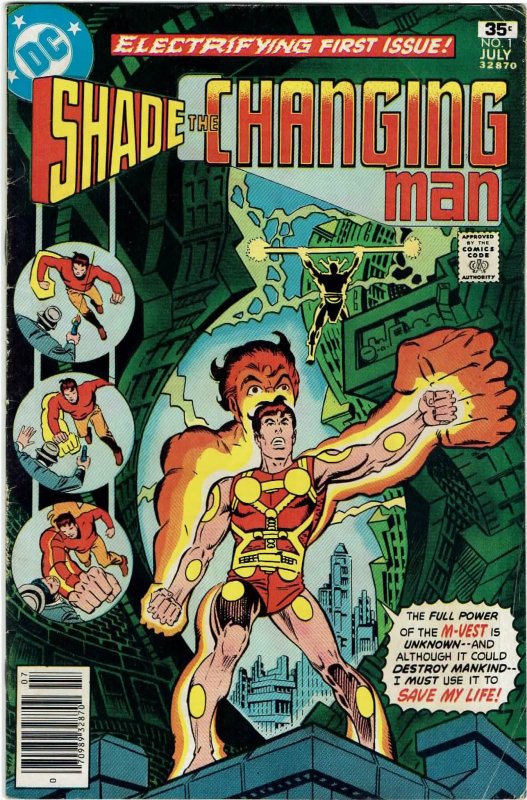 Shade The Changing Man #1.2,3,4,5,6,7,8  Steve Ditko Full Set VF-/FN