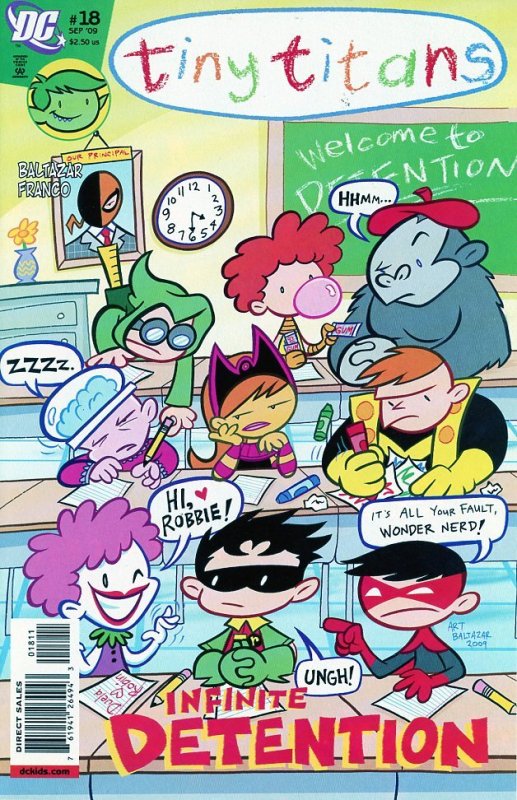 Tiny Titans 18 VF 2009 Detention! | Comic Books - Modern Age, DC Comics, Teen Titans, Superhero / HipComic Tiny Titans 18 VF 2009 Detention! | Comic Books - Modern Age, DC Comics, Teen Titans, Superhero / HipComic