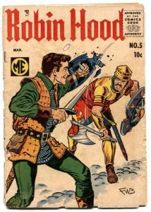 Robin Hood #5  1956 - ME  -G+ - Comic Book