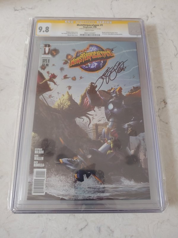 Monsterpocalypse #1 CGC 9.8 SS STEPHAN NILSON