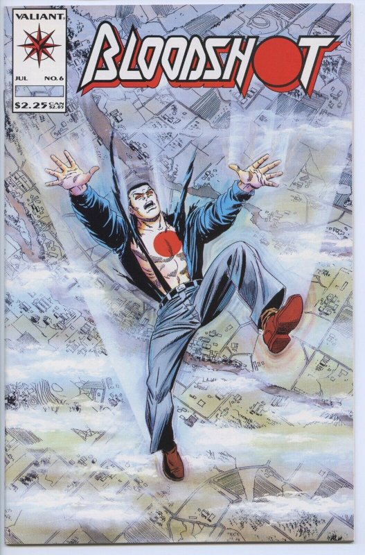 BLOODSHOT #6 - 9.2, WP - 1st appearance Ninjak, out of costume