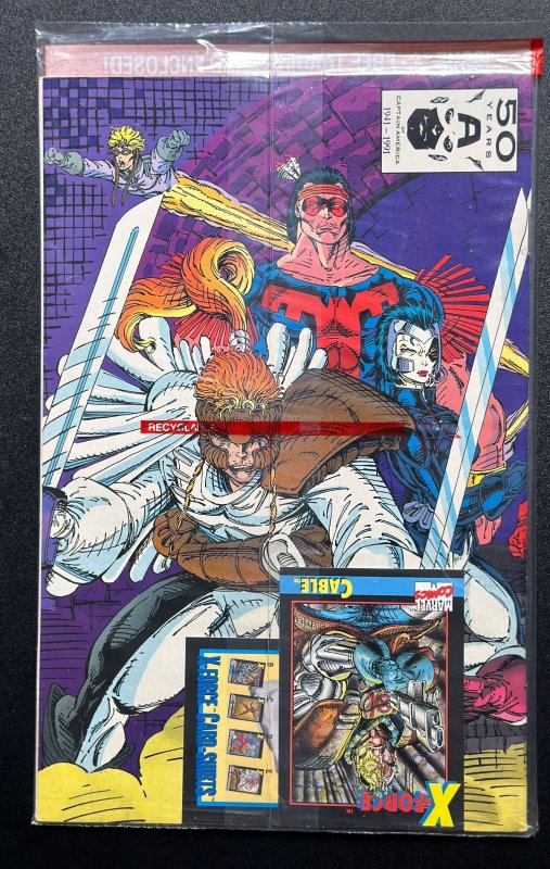 X-Force #1 (1993) Polybagged w/cable card