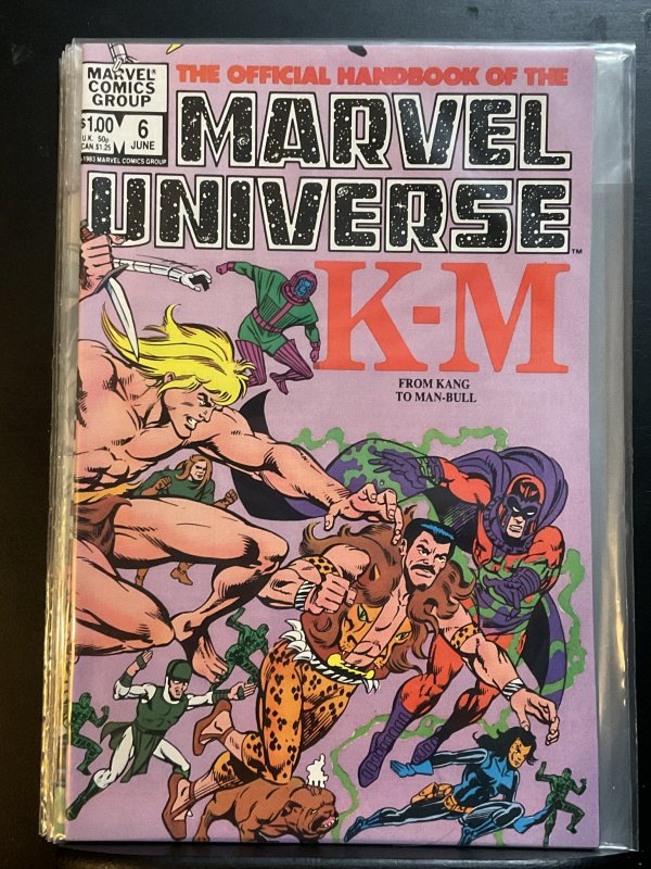 The Official Handbook of the Marvel Universe #6 (1983)