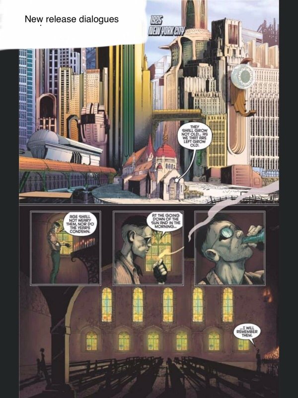 BROKEN GARGOYLES #1 Ltd 100 Stan Yak Cover Different Dialogue Panel!! VFN/NM 