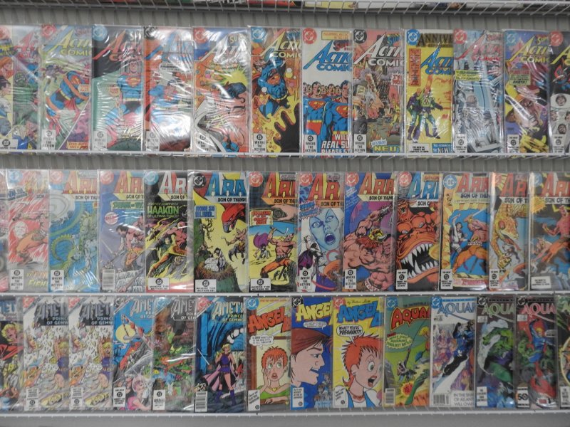 Huge Lot 160+ Comics W/ Superman, Alpha Flight, Aquaman+ Avg Fine+