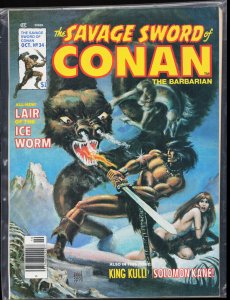 The Savage Sword of Conan #34 (1978) Conan