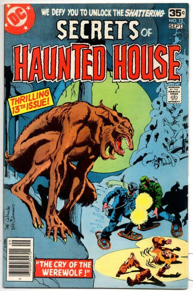 SECRETS Of HAUNTED HOUSE VF NM Werewolf Horror DC Comic Books Bronze Age DC