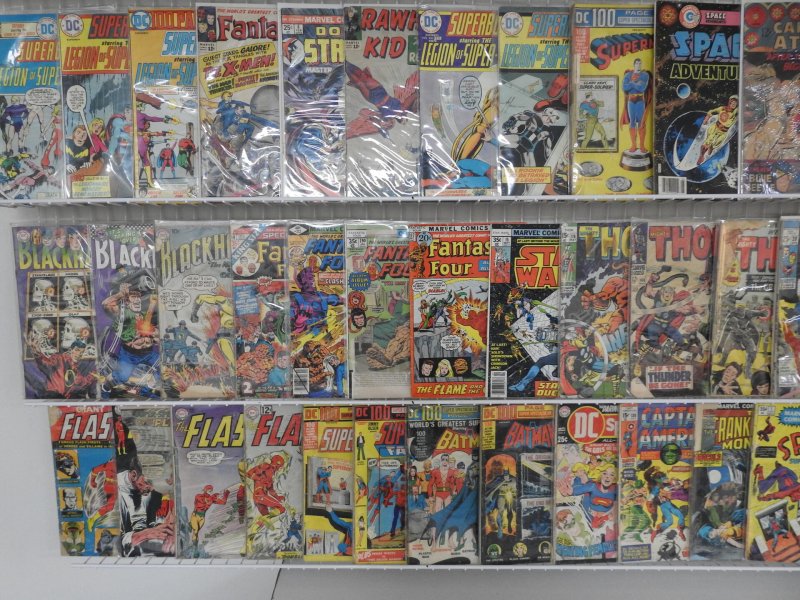 Huge Lot of 180 Bronze/Silver Comics W/ FF, Superboy, Flash! See Description