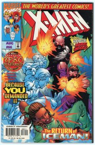 X-Men #66 (1991 v2) Scott Lobdell Iceman NM