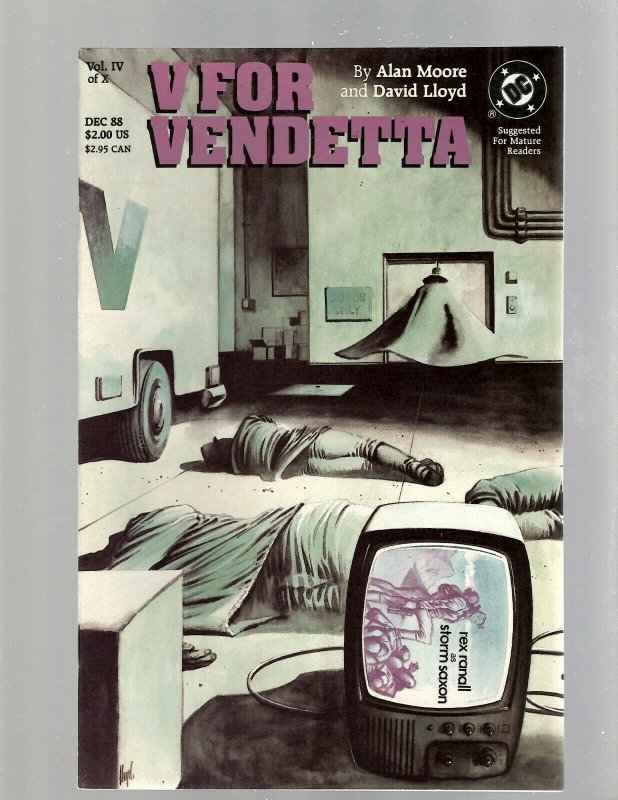 V For Vendetta Complete DC Comics LTD Series # 1 2 3 4 5 6 7 8 9 10 A Moore GK21